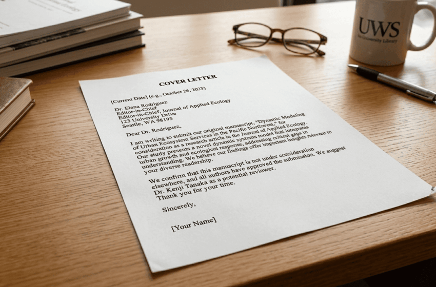 How to write a cover letter for journal submissions
